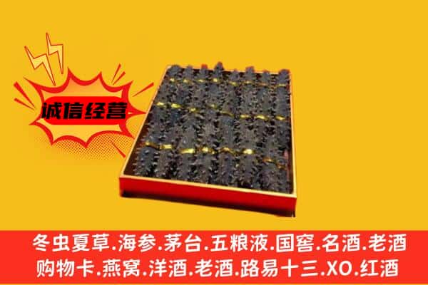 舟山市普陀回收海参